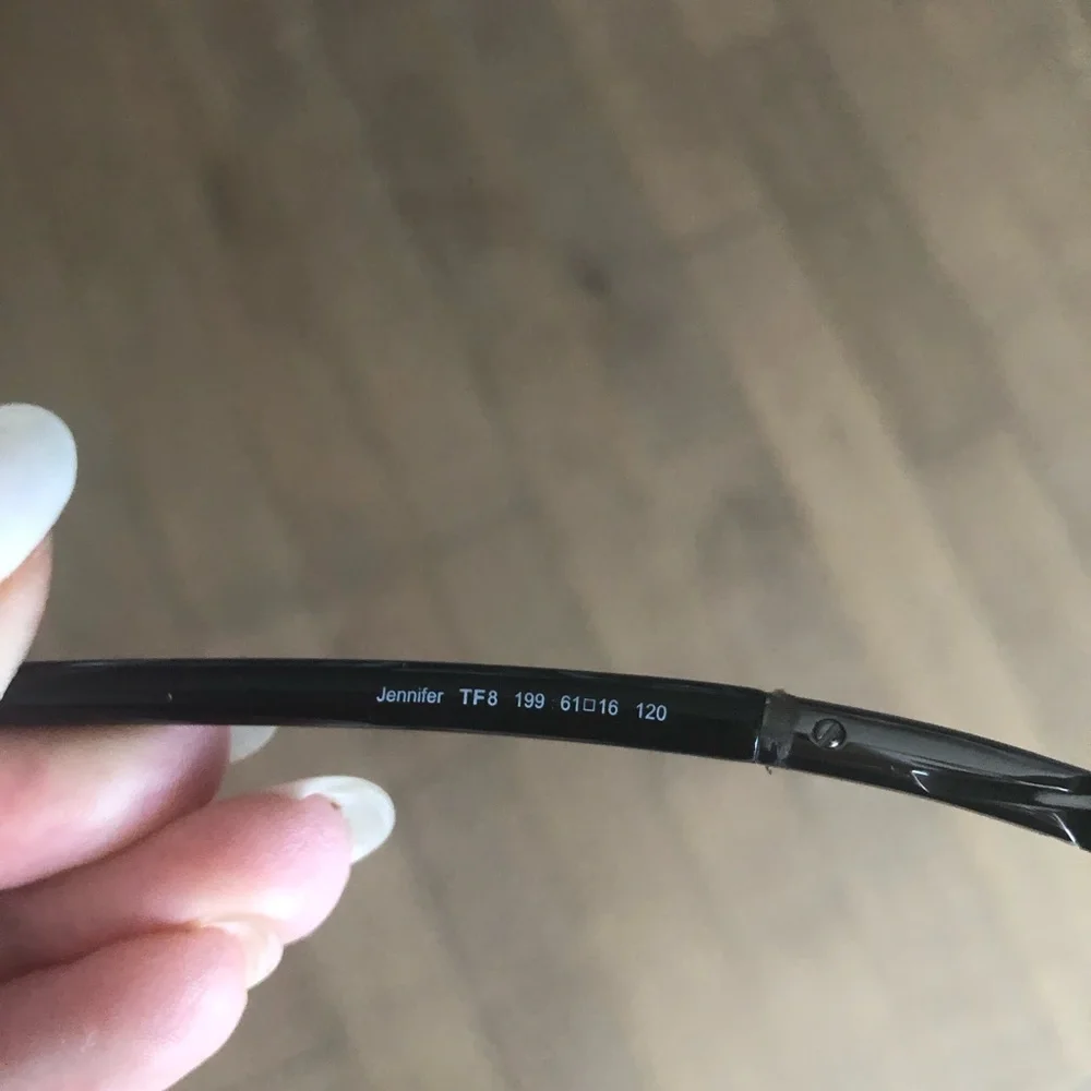 Tom Ford Women's Black Oversized Wrap Jennifer Sunglasses 🕶️